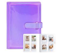 Álbum de Fotos con 256 Bolsillos para Fujifilm Instax Mini LiPlay 11 12 9 8+ 8 7S Cámara instantánea, Portafotocartas para Impresora de cámara instantánea Polaroid (Nebulosa púrpura)