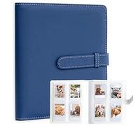 Álbum de Fotos con 256 Bolsillos para Fujifilm Instax Mini LiPlay 11 12 9 8+ 8 7S Cámara instantánea, Portafotocartas para Impresora de cámara instantánea Polaroid (Azul Oscuro)