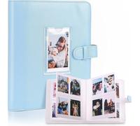 Álbum de fotos con 256 bolsillos para películas de 3 pulgadas, compatible con Fujifilm Instax Mini 12 11 9 8 25 50s 70 90, portafotos Polaroid - Compatible con Polaroid Snap PIC-300 /Kodak Instant