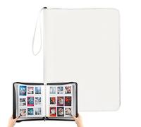 Álbum de fotos con 540 bolsillos para Fujifilm Instax Mini 12 11 9 8+8 7+40 LiPlay EVO Cámara instantánea, Polaroid Snap/Snap Touch/PIC-300P/Z2300/ SocialMatic Zip Impresora instantánea (Blanco)