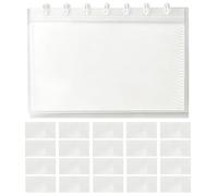 Álbum de fotos con calendario de escritorio, pantalla de fotos reemplazable con 20 páginas de recambio, soporte vertical para sala de estar, dormitorio, regalo de mesita de noche