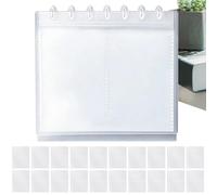 Álbum de fotos con calendario de escritorio, reemplazable con 20 páginas de recambio, álbum de colección de fotos para mesa, para inauguración de la casa, día de la madre, boda, sala de estar