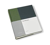 Álbum de fotos con papel de pergamino, 21,1 x 25,5 cm, tamaño mediano natural affair botanic (40 hojas), color blanco crema