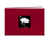 álbum de fotos con venta y cubierta de tela de 30,48 cm x 30,5 cm de Pionner, color rojo