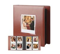 Álbum de fotos de 192 bolsillos para cámara Fujifilm Instax Wide 300, álbum de películas Polaroid 600 i-type, álbumes de fotos extra grandes para cámara instantánea Polaroid Now OneStep2 OneStep+,