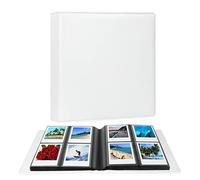 Álbum de Fotos de 192 Bolsillos para Fujifilm Instax Wide 300, Polaroid OneStep/POP/Originals 600/SX70 Cámara de Fotos 3.5x4.5 Pulgadas, Álbum de Película i-Type (Blanco)
