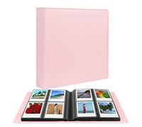 Álbum de Fotos de 192 Bolsillos para Fujifilm Instax Wide 300, Polaroid OneStep/POP/Originals 600/SX70 Cámara de Fotos 3.5x4.5 Pulgadas, Álbum de Película i-Type (Rosa)