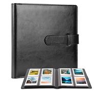 Álbum de fotos de 288 bolsillos para cámara Fujifilm Instax Square SQ1/SQ6/SQ10/SQ20, Kodak Mini 3 Square, Mini 3 Retro, Mini Shot 3 Square, Mini Shot 3 Square Retro Printer, Kodak 3 x 3 fotos (negro)