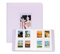 Álbum de fotos de 288 bolsillos para guardar fotos de 3 pulgadas, álbum de fotos compatible con Fujifilm Instax Mini 12/11/40/90/99/7+/EVO/Liplay/Link Film, tarjetas fotográficas K-pop (lila)