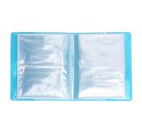 Álbum de Fotos de 3 Pulgadas con 64 Bolsillos para (Blue)