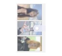 Álbum De Fotos De 3 Pulgadas Gran Capacidad Soportes Para Tarjetas Fotográficas Con Fundas Para Tarjetas Bolsillos Almacenamiento Transparente Libro Para Coleccionar