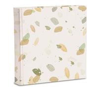 Álbum de fotos de 31 x 31/40 hojas (80 páginas) de cartulina intercalada con papel impreso con acabado plastificado mate, azul