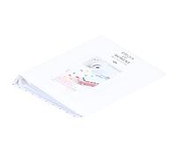 Álbum de Fotos de 64 Bolsillos de 3 Pulgadas, Material de PVC Mini Estuche Portátil de Almacenamiento de álbum de Fotos Duradero Adecuado para Fujifilm Instax Mini 9 (Perla Blanca)
