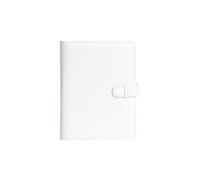 Álbum de fotos de 80 bolsillos anchos para cámara Fujifilm Instax Wide EVO 400 300 210 200, para películas Polaroid 600 i-Type, para fotos de 4.25 x 3.5 pulgadas (blanco)