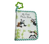 Álbum de fotos de bebé,Libro de fotos de bebé - Álbum de fotos infantil con portada de Panda de dibujos animados | Primer libro de fotos Coleccioni de fotografías Set de regalos para baby Onlynery