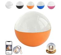 Álbum de fotos digital de bola de cristal mejorado 2025, reproductor de video de bola de cristal 3D, orbe de memoria con control de aplicación, videos y fotos para cargar a través de la aplicación