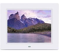 Álbum de Fotos Digital Marco de Fotos Digital, 8. 7 Pulgadas 1024 x 768 Resolución HD Full IPS Reproductor de imágenes/música/Video Calendario Alarma con Control Remoto, Máquina de publi