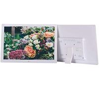 Álbum de Fotos Digital Pantalla IPS Full HD de 1440x900 con Reproductor de Fotos/música/Video Calendario Alarma Temporizador de Encendido/Apagado automático con Control Remoto, compati