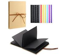 Álbum de fotos DIY Mini Scrapbook Memory Book para personalizar, 18 x 12 cm, pequeño libro de fotos con 34 páginas, ideal para regalar en cumpleaños, bodas o como regalo de