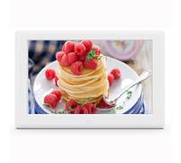 Álbum de Fotos electrónico de Doble Uso de Escritorio/Montaje en Pared Mejorado de Alta definición Marco de Fotos Digital Máquina de Publicidad Independiente de Doble Uso for el hogar y Comercial (Co