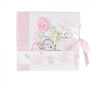 Álbum de fotos en caja de regalo con la marca Disney Magical Beginnings con capa