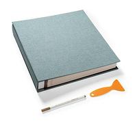 Álbum de fotos grande autoadhesivo de 4 x 6 pulgadas, 8 x 10 pulgadas, 10 x 12 pulgadas, álbum magnético de recortes de 13 pulgadas de largo x 12.8 pulgadas de ancho, 120 páginas adhesivas, cubierta