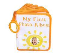 Álbum De Fotos Infantil,Álbum De Tela Tema Solar 14 X 18 Cm Con Colgador Para Decoración Del Hogar,Pequeño de Fotos | Para Niños, Niñas, Familia, Embarazo, Nacimiento, Crecimiento, Hogar, Fiesta