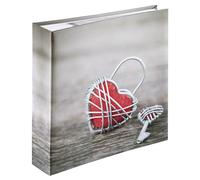 Hama Álbum memo Rustico, para 200 fotos en formato 10x15 cm, Metal Heart