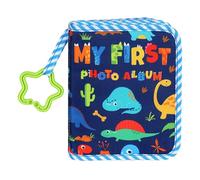 Álbum de fotos para bebé, bonito libro de recuerdos para niños en el primer año para familias, herramientas de desarrollo emocional con páginas, tapa blanda, álbum de memoria para niñas, 50 páginas