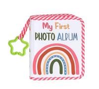 Álbum De Fotos Para Bebé - Libro Recuerdo Bebé - Con Gancho Estrella Estampado Arcoíris Para Primer Cumpleaños Escuela Familia Vacaciones Día De La Madre