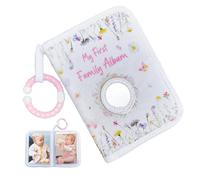Álbum de fotos para bebés - Libro de recuerdos para recién nacidos y diario de crecimiento para niños | Libro de Manties de primer año y memoria fotográfica familiar para capturar momentos especiales