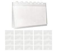 Álbum de fotos para escritorio, reemplazable con 20 páginas de recambio, álbum de fotos con forma de calendario de escritorio, para dormitorio, apartamento, mesita de noche, inauguración de la casa