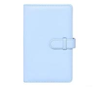 Álbum de fotos para Instax para mini 13, 12, 11, 90 películas, álbum de recortes de 108 bolsillos con fundas transparentes para cámaras Fujifilm, registro de viaje de boda, color verde (azul)