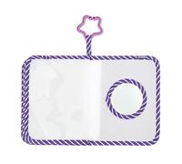 Álbum de fotos para niños - Mirror Keepsake Book Flower Pattern Memory Binder | Álbum de memoria colgante para preservar momentos de crecimiento infantil