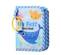 Álbum de fotos para niños pequeños, recuerdo de fotos de bebé de tela suave para rastrear el crecimiento y los hitos, perfecto para el primer cumpleaños, familias adoptivas, fotógrafos, coleccionistas