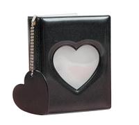 Álbum De Fotos Pequeño De 3 Pulgadas Con Recorte De Corazón Y Libro De Carpetas Para Coleccionar Tarjetas Fotográficas De 32 Bolsillos Para Idol Fan Y Memory Records Carpeta Con Soporte Para Tarjetas