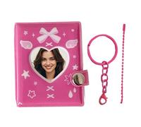 Álbum de fotos pequeño - Llavero impermeable de PVC colgante, libro de llaveros con fotos y Scrapbook | Para parejas coleccionistas adolescentes cumpleaños San Valentín viaje