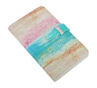 Álbum de Fotos Pequeño Portátil, Mini álbum de Fotos Funda de Cuero PU para Negocios (Pintura de aceite)