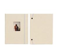 Álbum de Fotos, Resistente Al Desgaste, Ligero, 208 Bolsillos, álbum de Fotos, Carcasa Tejida de Cáñamo de Algodón de Moda para Regalo (Caqui)