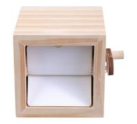 Álbum de fotos vintage con manivela mecánica, marco de madera para guardar recuerdos familiares, viajes, aventuras, álbum de fotos con manivela