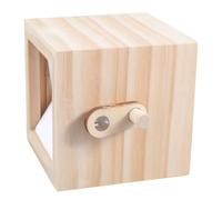 Álbum de fotos vintage con manivela mecánica, marco de madera para guardar recuerdos familiares, viajes, aventuras, álbum de fotos con manivela