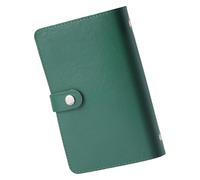 Álbum de monedas, 50 bolsillos, fundas transparentes para monedas, de piel, 7 x 5 pulgadas, para ahorrar presupuesto del hogar