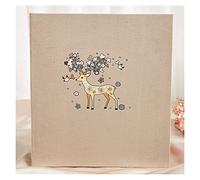 Álbum de Recortes, Álbum de Fotos Familiar 8 Pulgadas, 600-800 Hojas, Color Caqui(A,8 inches/600 Sheets)