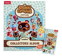 Álbum de recortes compatible con: tarjetas Animal Crossing Nintendo amiibo | Serie 5 | Álbum de coleccionistas | Incluye 3 tarjetas