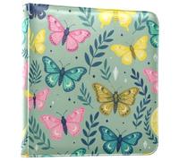 Álbum de recortes con tapa de piel sintética con alas de luna y mariposa | Álbumes grandes, diseño de página ajustable, para fotos de todos los tamaños, para bodas, bebés, viajes, graduación