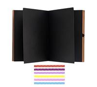 Álbum de recortes de acordeón,Accesorios de Scrapbooking Extensibles - Álbum plegable hecho a mano | para fotógrafos periodistas artísticos organizadores de Boda Shower reuniones