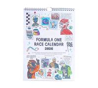 álbum De Recortes F1 Calendario De Carreras 2026, El Calendario Definitivo Para Los Aficionados a Las Carreras, Regalo Para Los Aficionados a La Fórmula 1 Y Los Amantes Del Automovilismo.