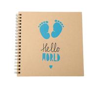 Álbum de recortes para bebé con páginas seguras para preservar las experiencias de la infancia y la escritura creativa, pide al bebé el diario de crecimiento