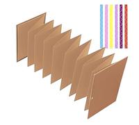 Álbum de recortes plegable de acordeón - Álbum de fotos hecho a mano para periodistas artísticos, organizadores de fiestas y diseñadores de recuerdos, ideal para bodas, fiestas