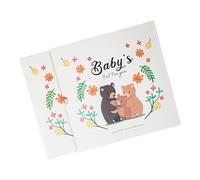 Álbum de recuerdos para el primer año del bebé, hitos, fotos, huellas de manos, páginas, regalo ideal para nuevos padres, desarrollo infantil para padres